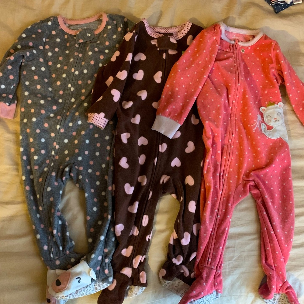 Lot of 3, 12mo baby sleepers